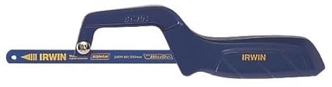 24TPI Metal/Plastic Mini Hacksaw 10 (250MM), Blade Material Steel, Suitable Sawing Material Metal, 1 in Pack