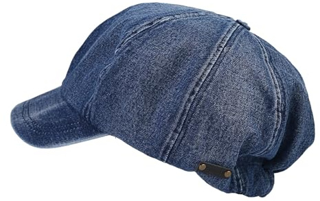 Fasbys Chapeau Newsboy en Coton pour Femme,Vintage Unisexe béret de Peintre Plat Ivy Casquette d'été Visière Soleil