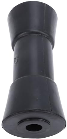 Bnineteenteam Rouleau de Remorque de Bateau, Rouleau de Quille Marine de 6 Pouces, Rouleau de Remorque de Bateau Noir en PU Robuste pour Remorque de Bateau
