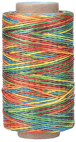 Ledernähgarn, 250 Meter 150D Mehrzweck-Gewachsgarn Ledergarn Garn zum Nähen von Leder (Polyester hochfest 5)