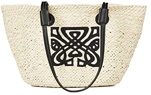 Biba Womens Straw Beach Bag Natural One Size