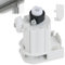 3 1 Geared Roman Roller Blind Sidewinder End Chain Mechanism, White Control Unit Replacement Part Roller Blind Spare Parts Repair Kit for Hillarys Bedroom Office Kitchen Hotel Other Roman Blinds