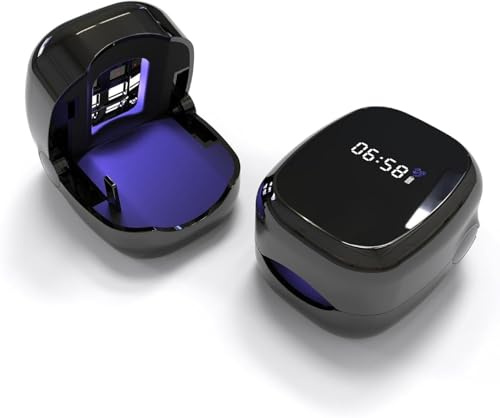 Dispositivo de terapia láser para hongos en las uñas mejorado 2025. Dispositivo de terapia portátil de doble efecto UV + luz azul para uso doméstico 7 minutos de tratamiento para tener uñas sanas