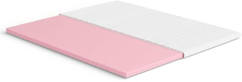 Meisterschlaf Topper de espuma fría de 200 x 220 cm, resistencia media y transpirable, RG 45, Öko-Tex® Standard 100, funda de jersey lavable, para cama con somier, colchón y sofá cama, fabricado en