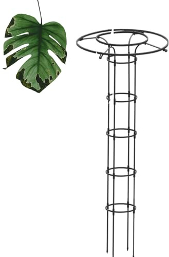 Traliccio A Torre Per Ombrello Portafiori Per Vite Da Esterno Supporto Per Fiori Verticale A Metallico Reticolare A Per Piante Rampicanti(120cm)