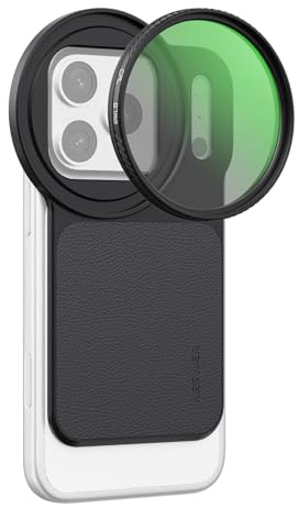 NEEWER 6,3 Magnetisches Handy Objektiv Filter Halterungsadapter Rückplatte Zubehör und 67mm CPL Polfilter Zirkular Polarisationsfilter kompatibel mit MagSafe iPhone 12/13/14/15/16/17 und Pro Versions