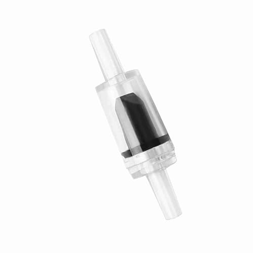 aqxreight 10Pcs One Way NOn Check Valve Aquarium Fish Oxygen Pump Check Valve Red Return Air of Aquarium ValveOne Way ValveAir Pump ValveNOn ValveFish (Transparent Black)