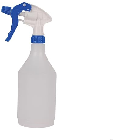 CateringBase 750ml Spray Bottle with Trigger Head, Graduated Dilution Marks, Colour Coded Spray, Professional Refillable Cleaning Bottle, Made in UK