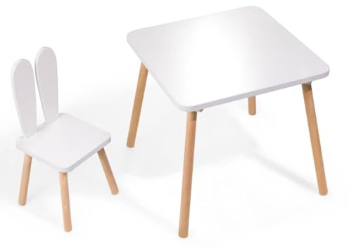 EliNeli Evolutionärt set för barn bord och stol öron