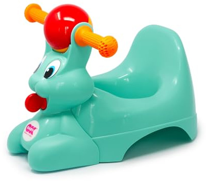 OKBABY Spidy Kinder-Töpfchen mit ergonomischem Sitz, Hasenform, Türkis