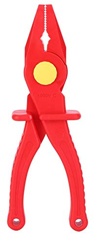Oumefar 7.7 Inch Handheld Electric Hand Tool Plastic Comfortable Grip 1000V High Voltage Insulated Cutting Pliers for Circuit Breaking