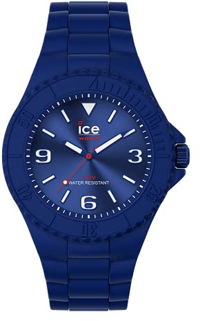 Ice-Watch - ICE generation Blue red - Blaue Herrenuhr mit Silikonarmband - 019158 (Medium)