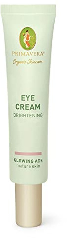 PRIMAVERA Eye Cream - Brightening 15 ml - Naturkosmetik - Innovative Augencreme für reife, anspruchsvolle Haut - wirkt aufhellend und straffend - vegan