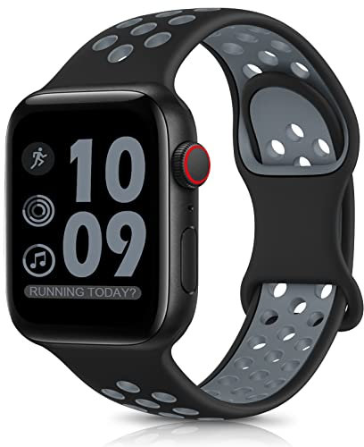 DigiHero Sport Straps Compatible with Apple Watch Straps 44mm 46mm 42mm 40mm 45mm 41mm 38mm 49mm Women Men, Breathable Soft Silicone for iWatch Series 11 10 9 8 7 6 5 4, Ultra SE 3 2 1