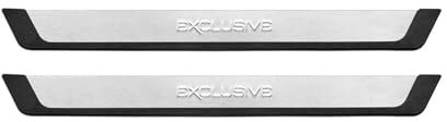 Couverture de Seuil de Porte Compatible avec Volkswagen Golf 8, Protection Seuil de Porte, Plinthe de Voiture, Plaque de Pas de portière Auto décorative, Garniture de Seuil de Porte 2 Pcs