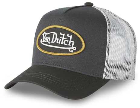 Von Dutch Gorras de Hombre y Mujer, Trucker Classic, Gris CLA6
