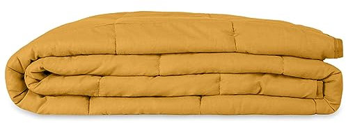 Wrap-Ninja Gewichtsdecke 135x200 11 kg Anti Stress Therapiedecke 100% Baumwolle Decke für Besseren Schlaf Weighted Blanket Schwere Decke Oeko-TEX 100% für Erwachsene