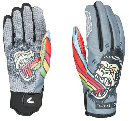 Level Web - Guantes de snowboard para hombre y mujer, de tela impermeable, guantes de invierno para hombre y mujer, guantes térmicos, unisex, ideales para esquí y snowboard, 1 par