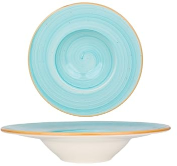 Bonna Plato de pasta - Aqua - Porcelana - 28 cm (400cc) - juego de 2