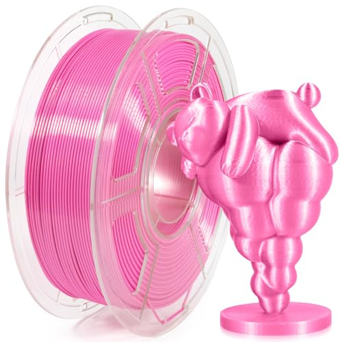 IEMAI Seide PLA Filament 1.75mm, High Speed PLA Rose 3D Drucker Filament, Maßhaltigkeit +/-0.02mm