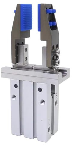 Mechanischer Fingerzylinder für parallele Befestigung, Spannfutter, pneumatischer Greifer, Spritzgussmaschine, Zubehör MHZ-16D/20DL (4)