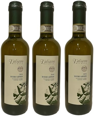 3 bottiglie Roero Arneis Docg 2022 Taliano Michele - Vino bianco - bottiglie da 375 ml x 3 OFFERTA