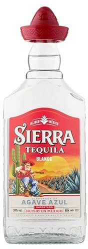 Sierra Tequila Blanco 50cl | 38% ABV | From Mexico (Single Bottle 50cl)