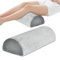 Nicoone Cuscino in memory foam a mezza luna, cuscino per gambe, ginocchia, parte bassa della schiena, cuscino per sollevamento gambe e gambe per chi dorme sul fianco e sulla schiena, collo, gambe