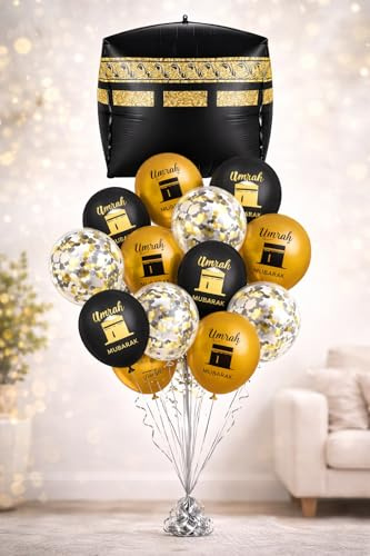Umrah mubarak Kaaba Set balloons