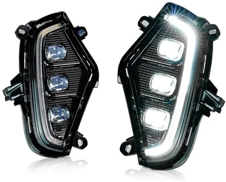 Auto-Frontscheinwerfer, Nebelscheinwerfer, Auto-Lauflicht, Auto Licht, Paar Auto Nebelscheinwerfer Für Toyota Für RAV4 2018-2021, Scheinwerfer