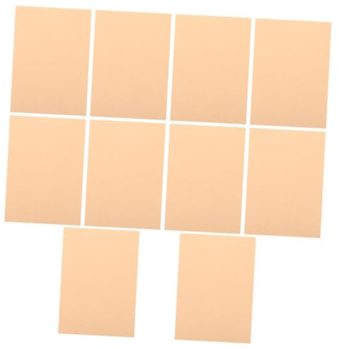 Tofficu 10pcs Vintage Parchment Paper Craft Scrapbooking Writing Paper Textured for DIY Projects