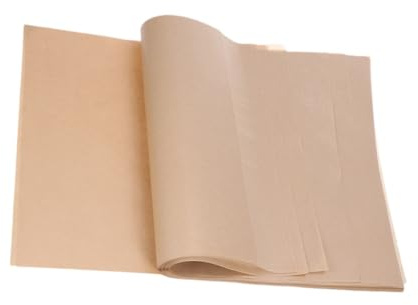 Healifty 100feuilles Papier Sulfurisé Prédécoupées Pour Cuisson Antiadhésif Compatible Friteuse à Air Et Four Emballage Alimentaire