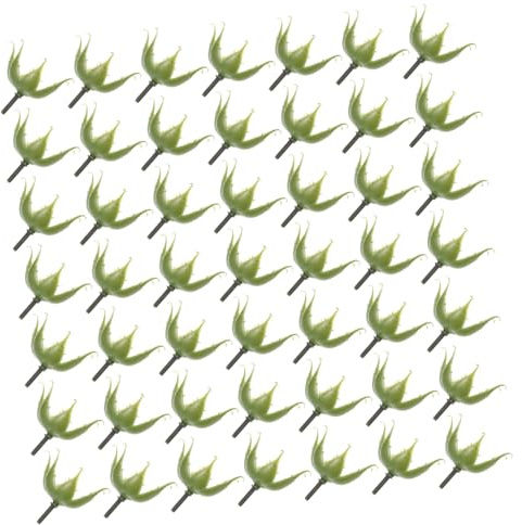 PRETYZOOM 200 Ensemble Calices de Rose Synthétique pour Compositions de Fleurs Supports Plastique pour Bouquets DIY Réceptacles pour Décorations