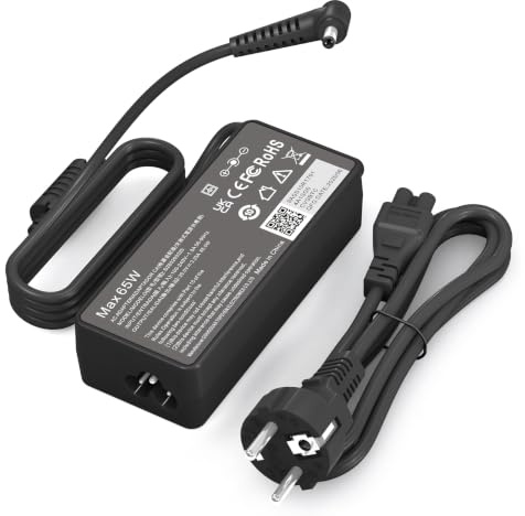 65W Chargeur pour Lenovo Ordinateur Portable Compatible Lenovo Ideapad 3 5 110 100 100s 310 320 320S 330 330S 510 710 S145 S340 S540Chargeur PC Alimentation Adaptateu(Interface 4,0 x 1,7 mm)