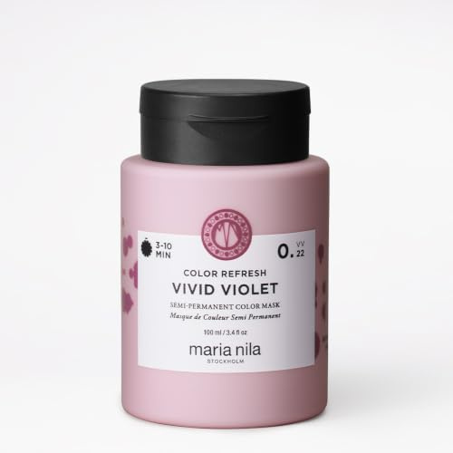 Maria Nila, Colour Refresh Vivid Violet, Maschera Per Capelli Viola, 100 ml | Maria Nila, Colour Refresh Vivid Violet, Maschera Per Capelli Viola, 100 ml