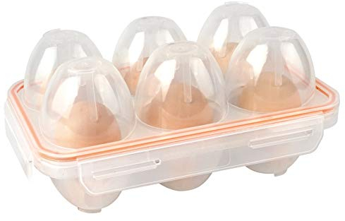 FantasyDay Porta Uova da Frigo, Grande Capacità Portauova Frigorifero Contenitore Uova con Coperchio, Cestini Porta per Uova Scatola Portaoggetti - Egg Holders per Cucine Picnic Esterno Campeggio