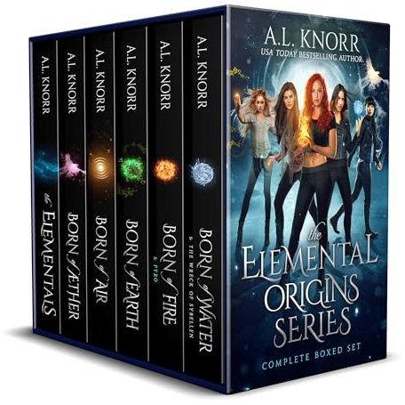 Elemental Origins: The Complete Series Bundle: (Water, Fire, Earth, Air, Aether, Ensemble Novel) (The Elemental Origins Universe)
