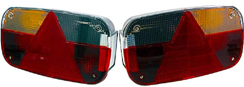 The Drive | Anhänger Rückleuchten Satz | Aspöck Multipoint III 3 | Rechts & Links | Bajonett-Anschluss | Rücklichter für PKW-Anhänger, Trailer & Wohnwagen