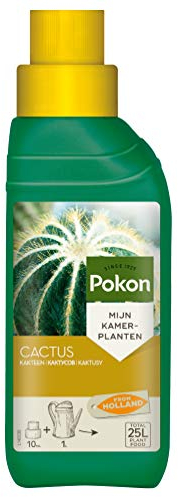 Pokon Kakteen-Flüssigdünger 250ml, Flüssige Spezialnahrung für alle Kakteen & Sukkulenten, Spezialdünger mit Magnesium (MgO) und Eisen (Fe), grün