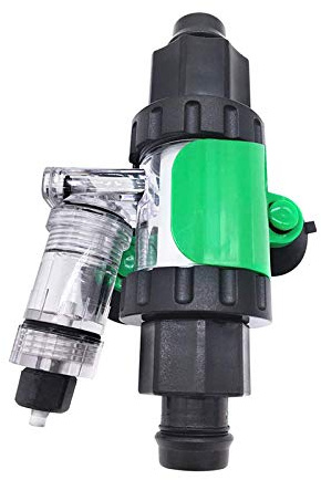 Vogueing Tool Difusor de dióxido de carbono con atomizador de CO2 en línea Buit en contador de burbujas y válvula de retención integrada para acuario plantado pecera
