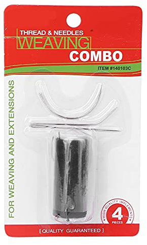 Kit De Hilo Y Aguja Para Tejer El Cabello, Oferta Combinada De Agujas De Tejer Para Hacer Peluca, Coser, Trama De Cabello, Extensión De Tejido, Bloqueo De Tejido, Modelado Y Manualidades