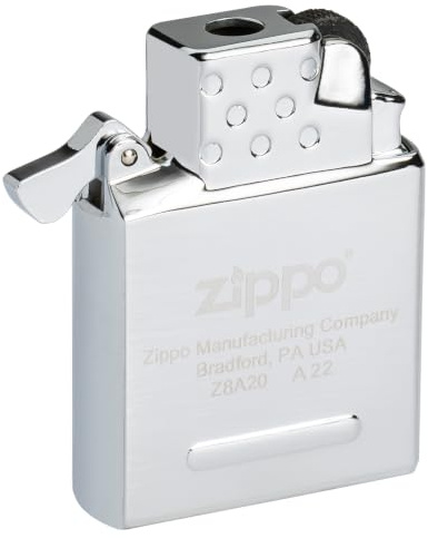 Zippo Gaseinsatz für Sturmfeuerzeuge – Nachfüllbar mit Butangas – Gelbe Flamme – Passt in alle klassischen Zippo-Gehäuse