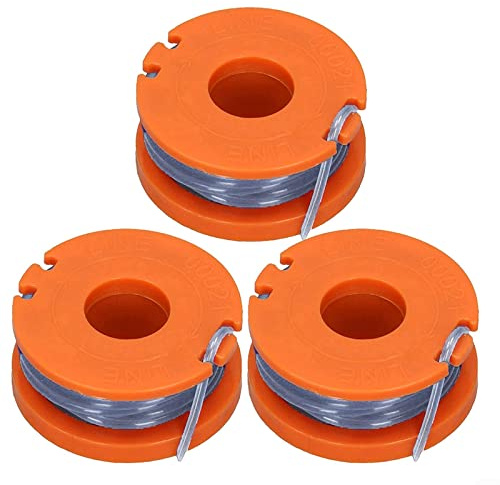 3Pcs Spool & Line For SPARE GO 2.5m For Argos for McGregor MCT1825 Trimmer