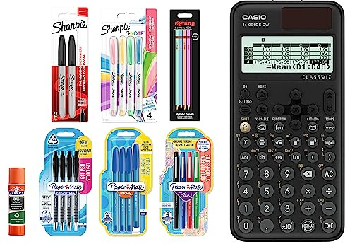 PAPER MATE Casio FX-991DE CW ClassWiz technisch wissenschaftlicher Rechner, Sharpie, rOtring & Elmer's Schreibwaren | Kugelschreiber, Gelschreiber, Marker, Textmarker, HB-Stifte & Klebestift