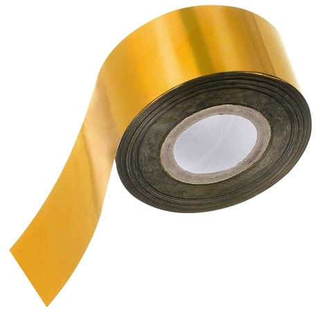 PATIKIL Heißprägefolienpapier Heißtransfer-Heißprägepapierfolienrolle Gold. | 1, 6x400Ft, Für Leder DIY Logo Dekor Handwerk Paket Scrapbook
