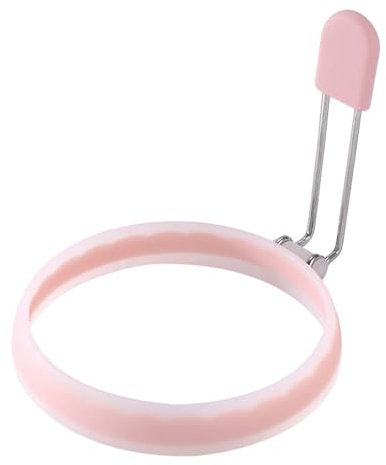 FmtwPhn Silikon-Eierringe für Brateier, 10,2 cm, Silikon-Eierformen, Eierform, Ringformer, gebratenes sonniges pochiertes Ei für Pfannkuchen, Frühstück, Sandwiches, Ei, Mcmuffin