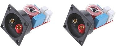 Tityvirnix 2 set gör-det-själv 80 W 2-vägs ljudfilterhögtalare crossover Hi/Lo frekvensdelare