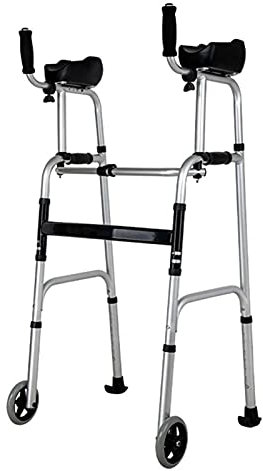 Ausilio Portatile per Camminare per Adulti e Anziani, stampelle per disabili, ausilio per la Mobilità degli Arti Inferiori con Supporto per Il Braccio