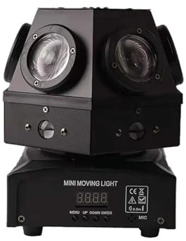 DJ Lights for Parties, Professional Christmas Stage Lights Beam DJ Disco LED Strobe Party Light DMX512 Sound Music Projector for Home Club