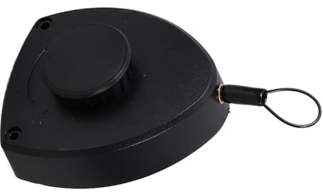 HYTROVE 800g Chiudiporta Automatico Regolabile per Porte Scorrevoli e Doppie Chiudiporta Molla Silenzioso per Interni e Balconi Installazione Facile e Protezione Pareti Nera